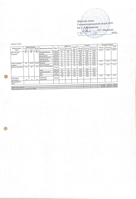 Ас мәзірі 14.09.2022ж