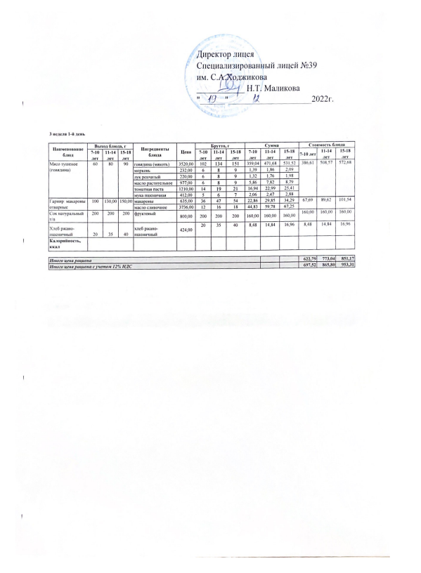 Ас мәзірі 19.12.2022ж