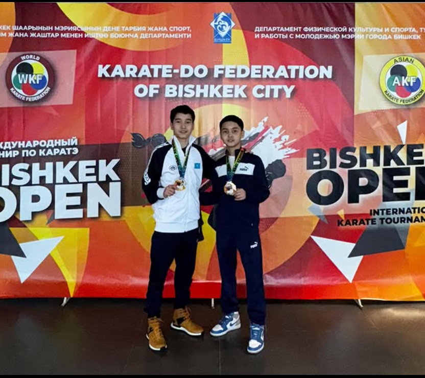 Қырғыстан Республикасының Бишкек қаласында Каратэ WKF-тан өткен “Bishkek open”халықаралық турнирінің жүлдегерлерін Құттықтаймыз!