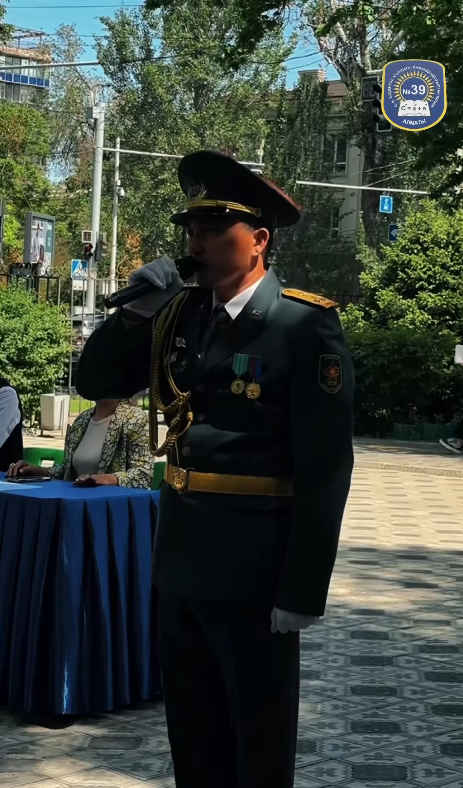 Мектепішілік саптық байқауы өтті.