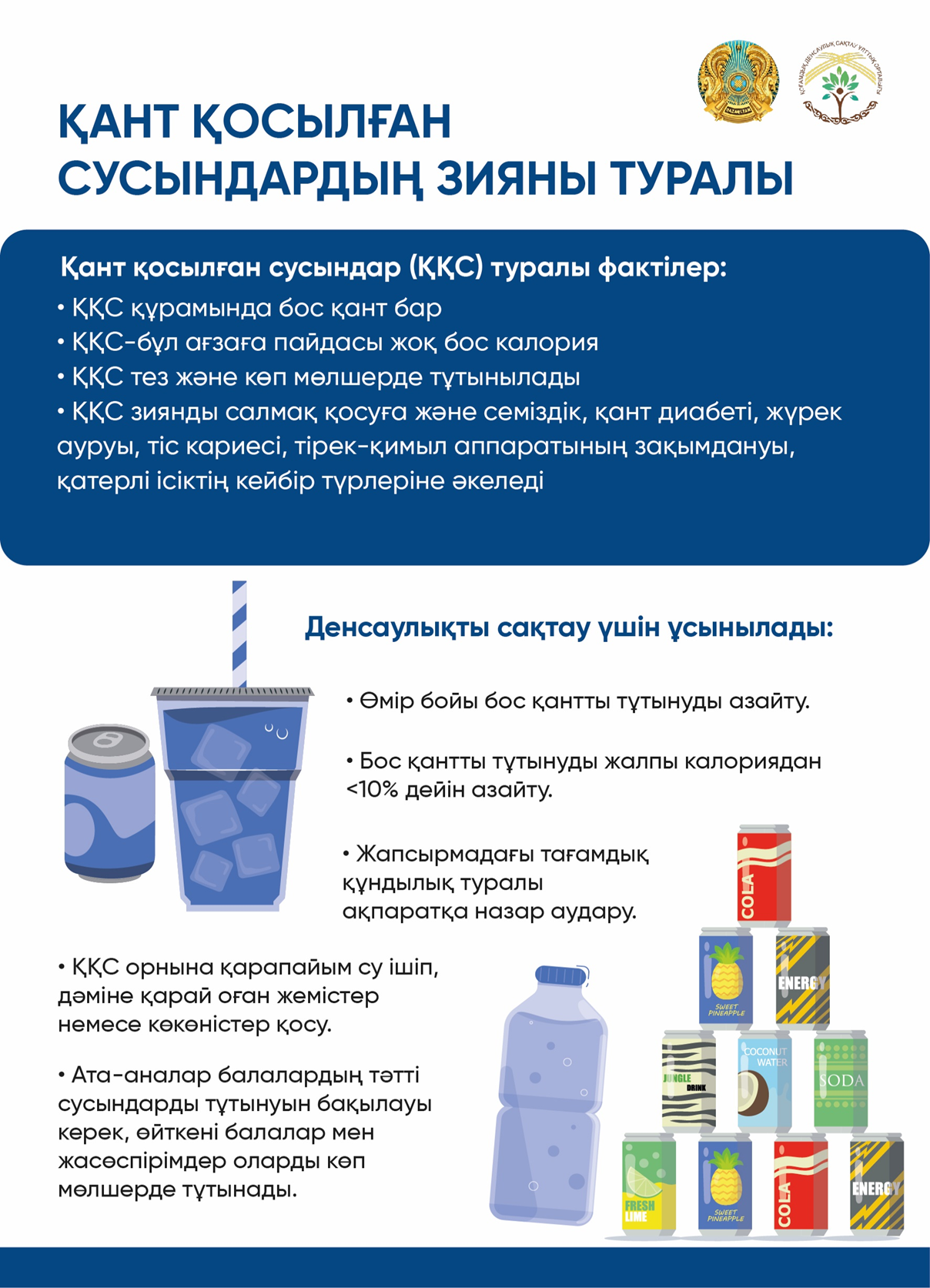 Қант қосылған сусындардың зияны