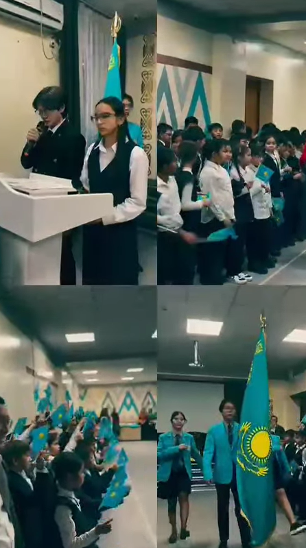 Лицейімізде 5-сынып оқушылары «Жас ұлан» ұйымына қабылданды