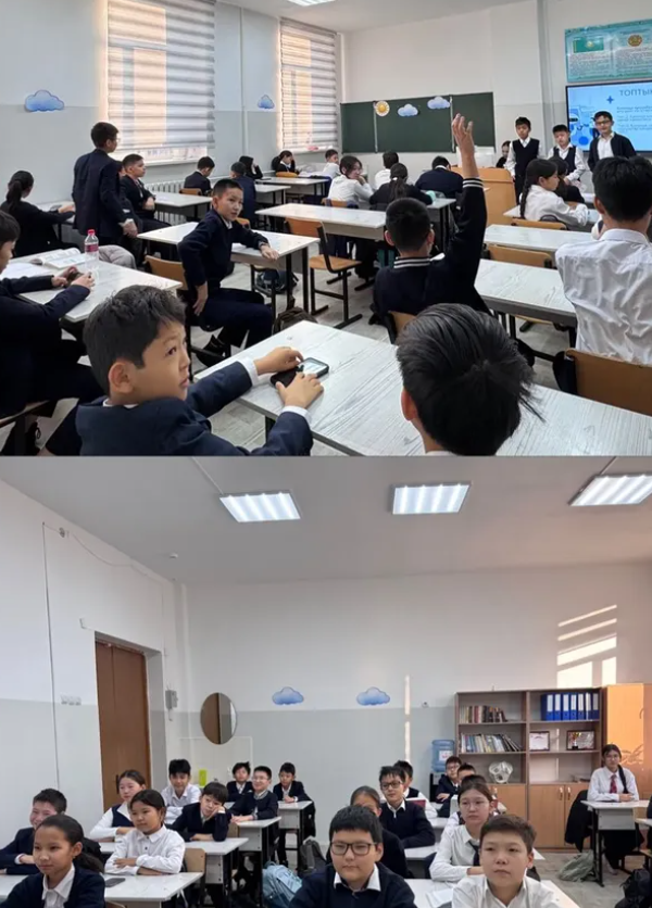 С.А. Ходжиков атындағы №39 мамандандырылған лицейде «Құқықтық білім беру» тақырыбында тәрбиелік маңызы жоғары сабақ өткізілді.