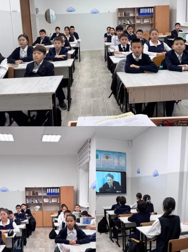 С.А. Ходжиков атындағы №39 мамандандырылған лицейде «Адал азамат» тақырыбында тәрбие сағаты өтті