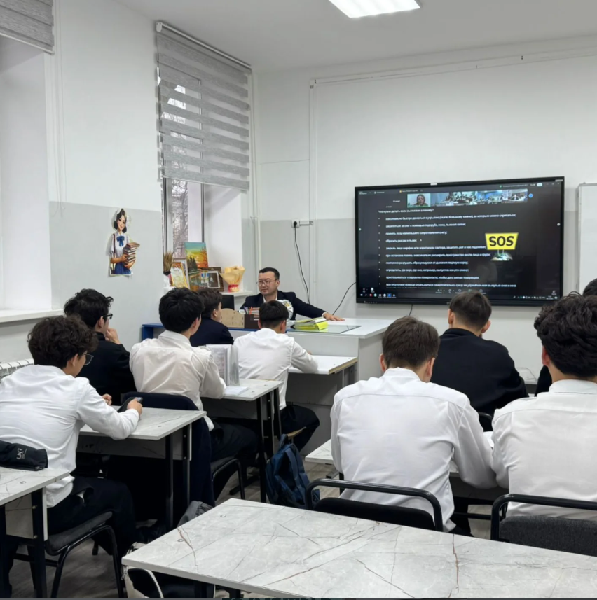 ТЖД мамандары ZOOM платформасы арқылы оқушыларға «Абайлаңыз, сел!» тақырыбында түсіндіру жұмыстарын жүргізді.