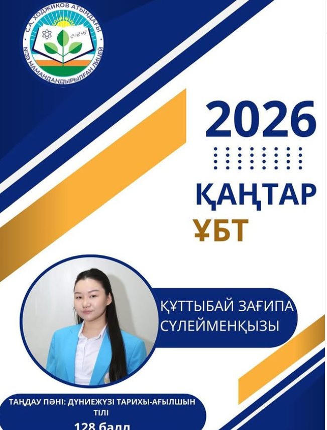 ҰЛТТЫҚ БІРЫҢҒАЙ ТЕСТІЛЕУ қорытындысы